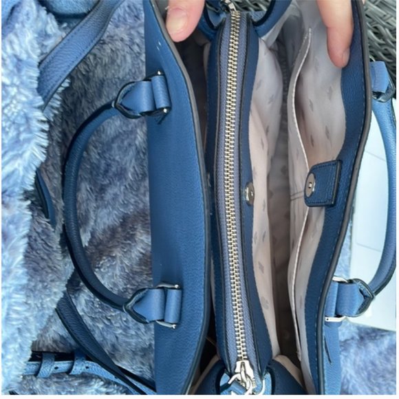 Kate Spade Slate Blue Crossbody Bag with Floral Accents - Picture 11 of 11